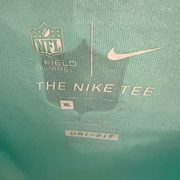 Miami Dolphins Nike Sideline Legend Prism Performance Long Sleeve - Aqua sz XL - Picture 3 of 8